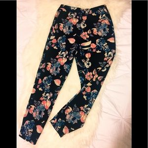 Floral trousers